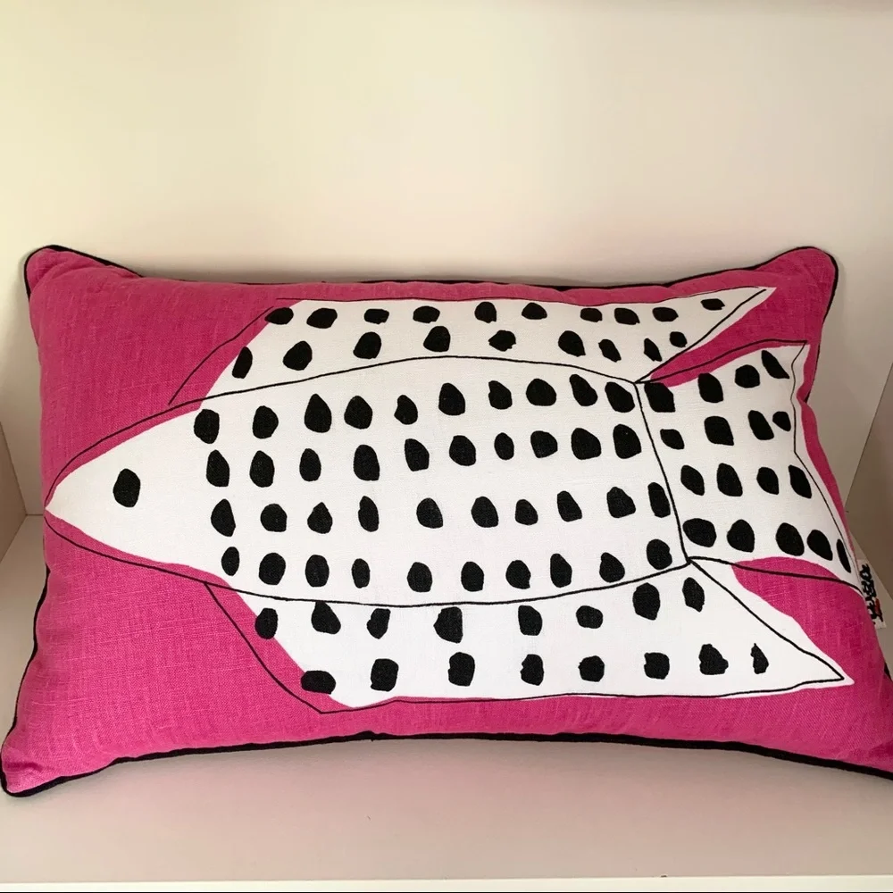 NWOT Anthropologie linen cushion